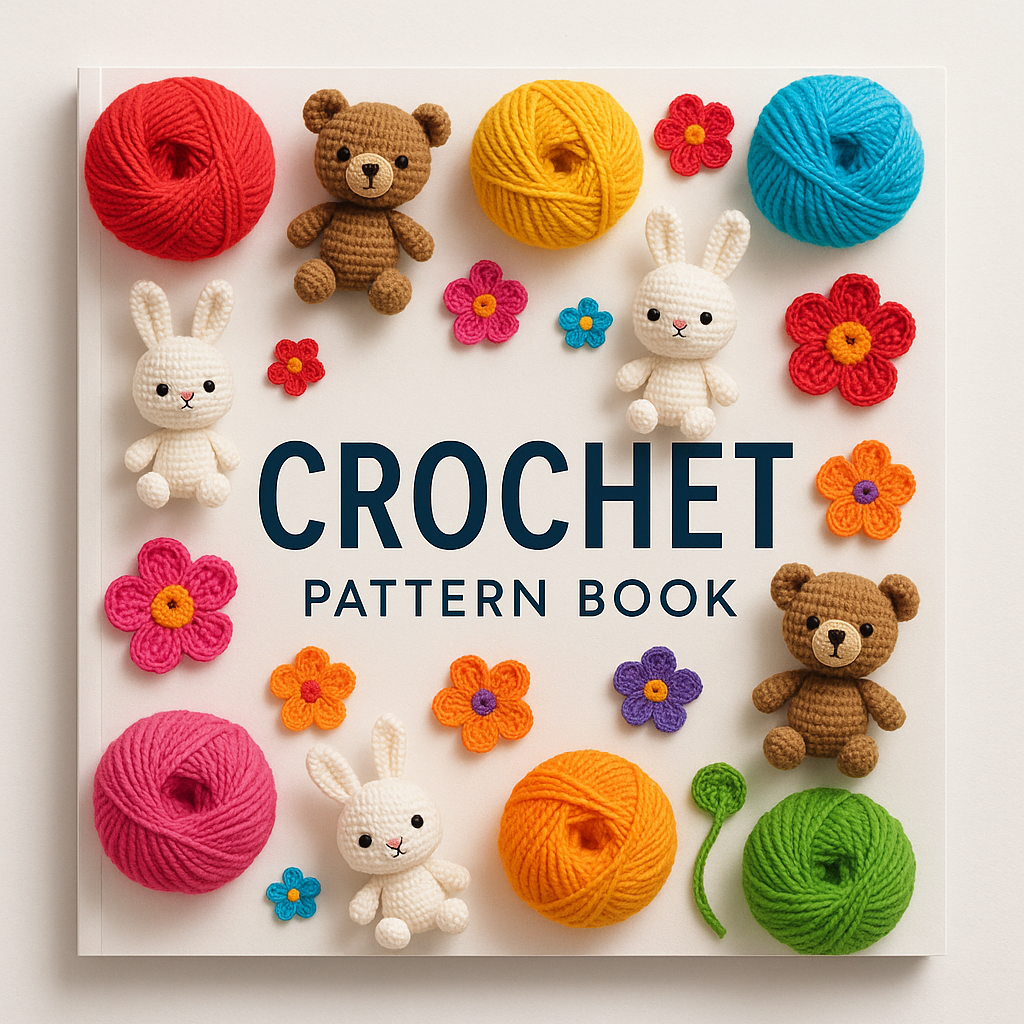 Beginner's Crochet Art Book - Easy Amigurumi Patterns, Colorful Projects & Complete Guide to Hook Crafting